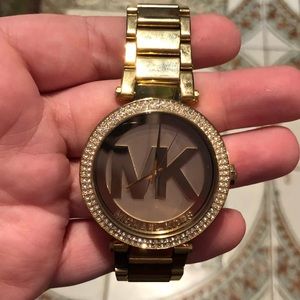 Gold MK Michael Kors Watch